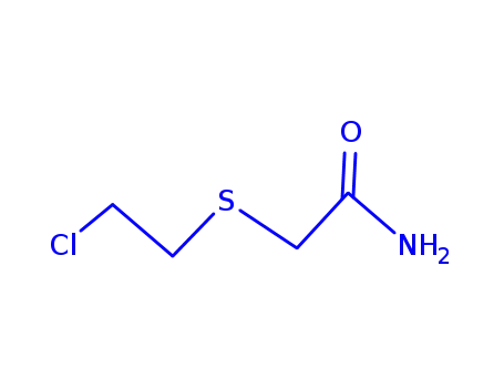 Molecular Structure of 4332-55-2 (2-[(2-chloroethyl)sulfanyl]acetamide)