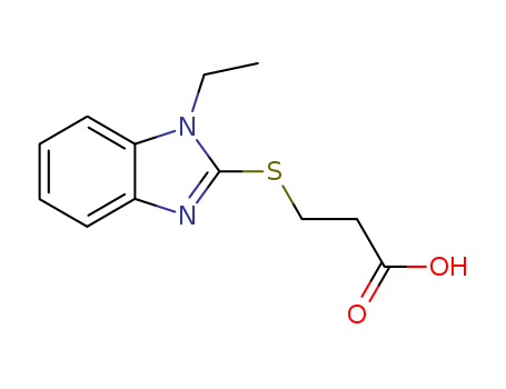 Best price/ 3-[(1-ethyl-1H-benzimidazol-2-yl)thio]propanoic acid(SALTDATA: FREE)  CAS NO.51099-68-4