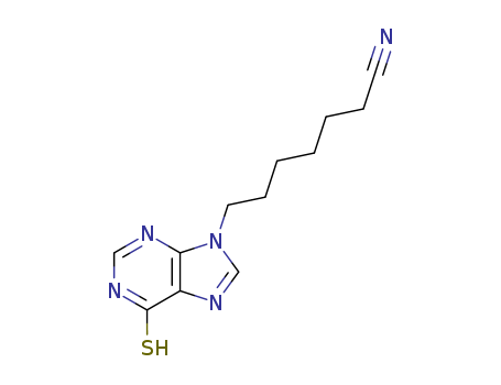 9H-Purine-9-heptanenitrile,1,6-dihydro-6-thioxo- cas  4323-17-5