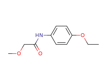 Molecular Structure of 537-82-6 (N-(4-ethoxyphenyl)-2-methoxyacetamide)
