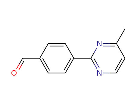 Molecular Structure of 433920-95-7 (4-(4-METHYLPYRIMIDIN-2-YL)BENZALDEHYDE)