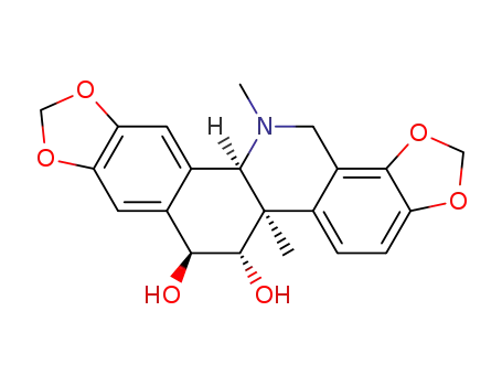 4bα,5,6,10b,11,12-hexahydro-5,10bα-dimethyl-2,3;7,8-bis(methylenedioxy)benzo<c>phenathridine-11α,12β-diol