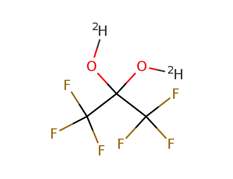 Molecular Structure of 51219-87-5 (1,1,1,3,3,3-HEXAFLUORO-2-PROPANOL-D2)