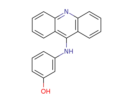 Molecular Structure of 51208-19-6 (3-(Acridin-9-ylamino)-phenol)