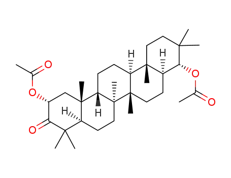 Acetic acid (2R,4aR,6aS,6bS,8aS,9R,12aS,12bS,14aS,14bR)-9-acetoxy-4,4,6a,6b,10,10,12a,14b-octamethyl-3-oxo-docosahydro-picen-2-yl ester