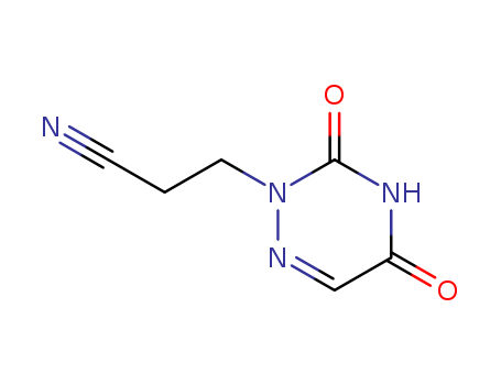 1,2,4-Triazine-2(3H)-propanenitrile, 4,5-dihydro-3,5-dioxo- cas  4336-33-8