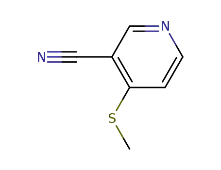 Molecular Structure of 435271-25-3 (3-Pyridinecarbonitrile,4-(methylthio)-(9CI))