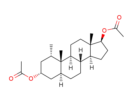 3α,17β-Diacetoxy-1α-methyl-5α-androstan