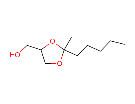 1,3-Dioxolane-4-methanol,2-methyl-2-pentyl- cas  4361-59-5