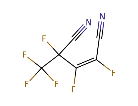 Molecular Structure of 74032-54-5 (cis-perfluoro-4-methyl-2-pentenedinitrile)