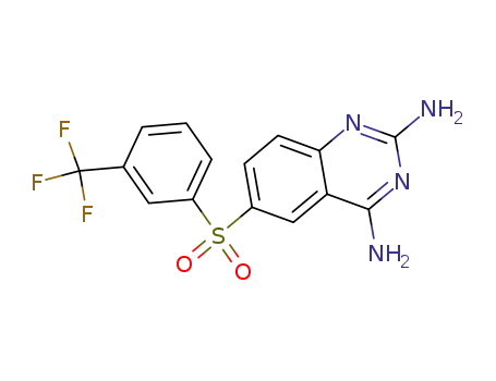 2,4-Quinazolinediamine, 6-[[3-(trifluoromethyl)phenyl]sulfonyl]-