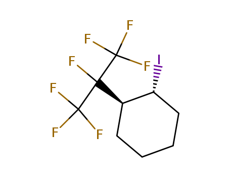 Cyclohexane,1-iodo-2-[1,2,2,2-tetrafluoro-1-(trifluoromethyl)ethyl]-