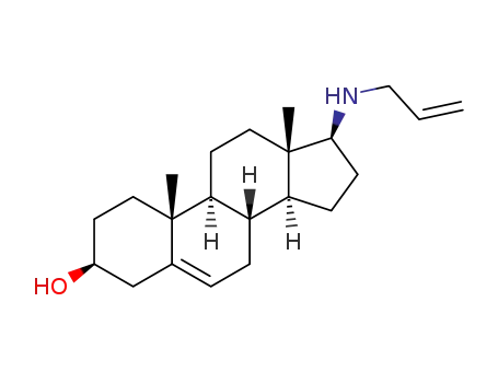 Molecular Structure of 1322574-37-7 (17β-allylamino-3β-hydroxyandrost-5-ene)