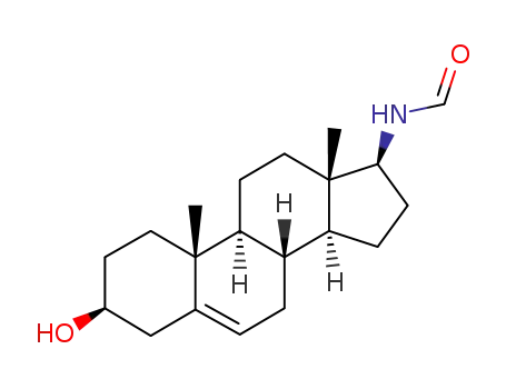 Molecular Structure of 211868-69-8 (17β-formylamino-androst-5-en-3β-ol)