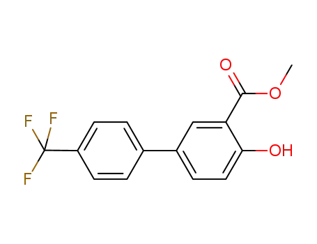 C<sub>15</sub>H<sub>11</sub>F<sub>3</sub>O<sub>3</sub>