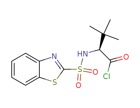 (S)-2-(Benzothiazole-2-sulfonylamino)-3,3-dimethyl-butyryl chloride
