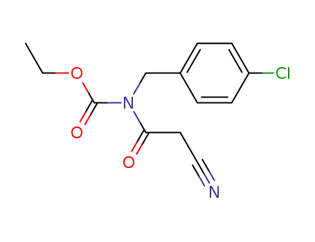 ethyl 4-chlorobenzyl(cyanoacetyl)carbamate