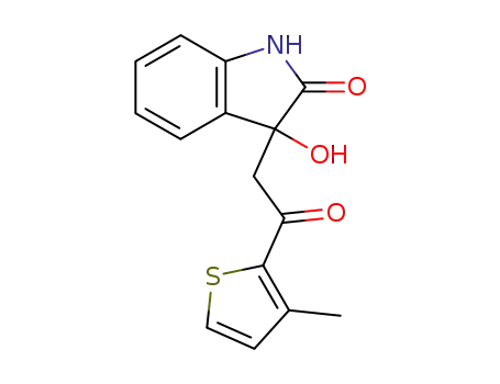 3-Hydroxy-3-[2-(3-methyl-thiophen-2-yl)-2-oxo-ethyl]-1,3-dihydro-indol-2-one