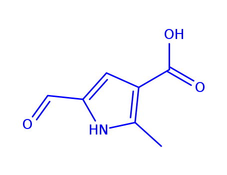 1H-Pyrrole-3-carboxylic acid, 5-formyl-2-methyl- (9CI)