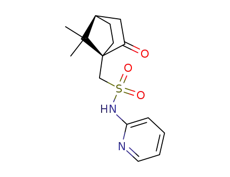 Molecular Structure of 132757-64-3 ((+/-)-2-oxo-bornane-10-sulfonic acid-[2]pyridylamide)