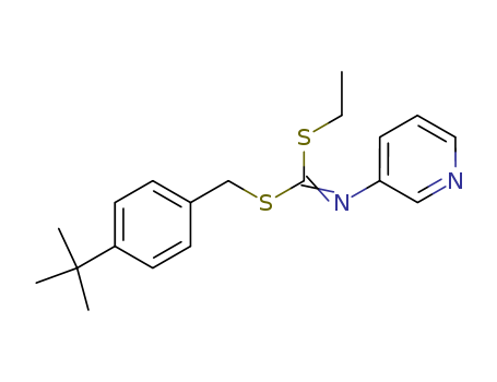 Carbonimidodithioicacid, 3-pyridinyl-, [4-(1,1-dimethylethyl)phenyl]methyl ethyl ester (9CI)