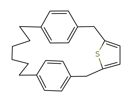 <6.1.1>Paracyclo(2,5)thiophenoparacyclophane