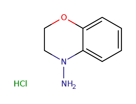 Molecular Structure of 51512-01-7 (2H-benzo[b][1,4]oxazin-4(3H)-amine hydrochloride)