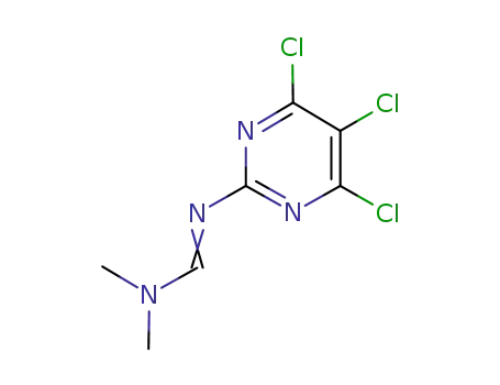 4,5,6-trichloro-2-{[(dimethylamino)methylidene]amino}pyrimidine