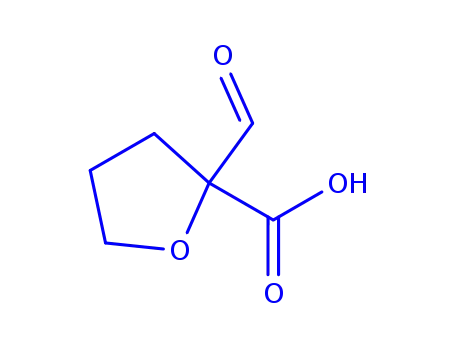2-Furancarboxylic acid, 2-formyltetrahydro- (9CI)