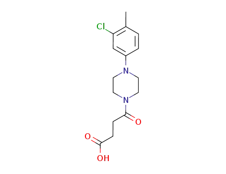 4-[4-(3-chloro-4-methyl-phenyl)-piperazino]-4-oxo-butyric acid