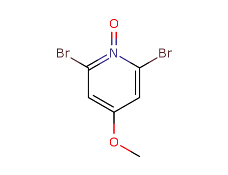 Molecular Structure of 437710-07-1 (2,6-Dibromo-4-methoxypyridine-1-oxide)