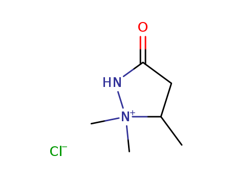 Pyrazolidinium,1,1,5-trimethyl-3-oxo-, chloride (1:1) cas  4391-41-7