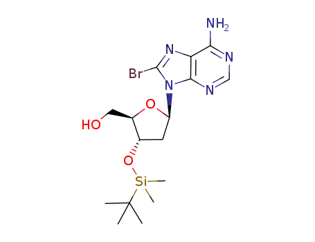 8-bromo-O<sub>3</sub>'-(tert-butyldimethylsilyl)-2'-deoxyadenosine