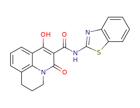 N-(1,3-benzothiazol-2-yl)-3-hydroxy-1-oxo-6,7-dihydro-1H,5H-pyrido[3,2,1-ij]quinoline-2-carboxamide