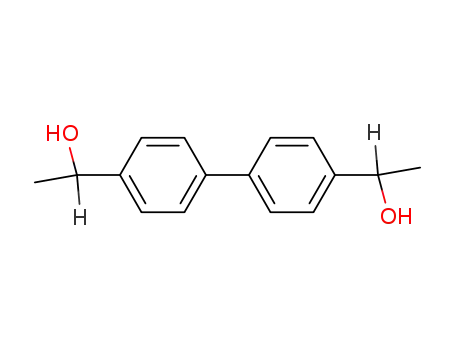 Molecular Structure of 15480-49-6 (α,α'-dimethyl-4,4'-biphenylenedimethanol)