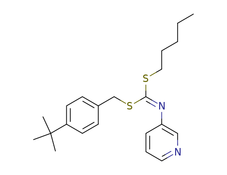 Carbonimidodithioicacid, 3-pyridinyl-, [4-(1,1-dimethylethyl)phenyl]methyl pentyl ester (9CI)