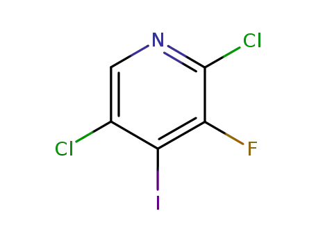 Molecular Structure of 514798-04-0 (2,5-Dichloro-3-fluoro-4-iodo-pyridine)