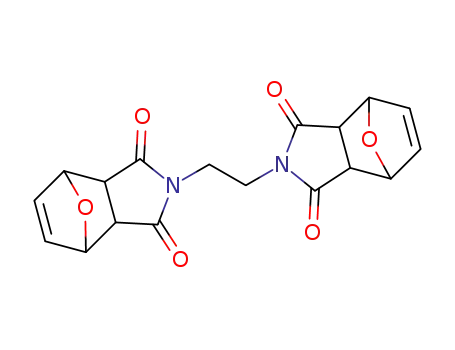 Molecular Structure of 32620-84-1 (2,2'-(1,2-ethanediyl)bis(3a,4,7,7a-tetrahydro-4,7-epoxy-1,3-bishydroisoindole-1,3-dione))