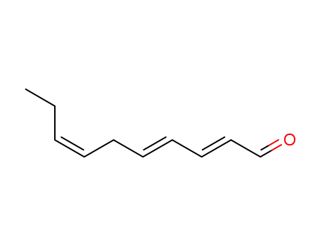 Molecular Structure of 66642-86-2 (2-TRANS-4TRANS-7-CIS-DECATRIENAL)