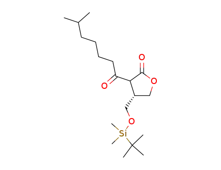 (4R)-4-(((tert-butyldimethylsilyl)oxy)methyl)-3-(6-methylheptanoyl)dihydrofuran-2(3H)-one