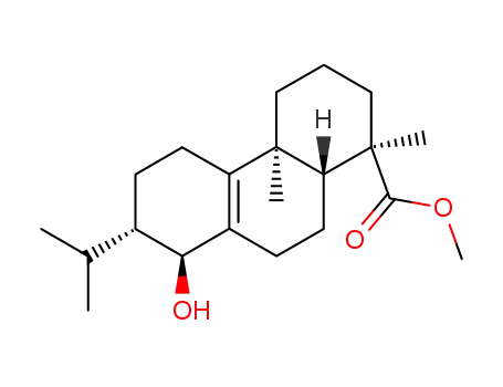 methyl 14α-hydroxy-13β-abiet-8-en-18-oate