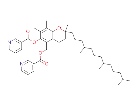 Molecular Structure of 51605-68-6 (5-nicotinooxymethyl-alpha-tocopherylnicotinate)
