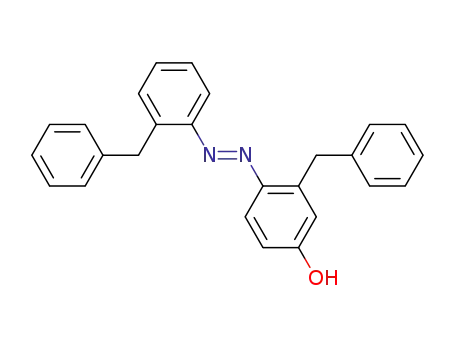 Molecular Structure of 51284-77-6 (3-(Phenylmethyl)-4-[[2-(phenylmethyl)phenyl]azo]phenol)