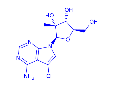 5-Chloro-7-(2-C-methyl-b-D-ribofuranosyl)-7H-pyrrolo[2,3-d]pyrimidin-4-amine