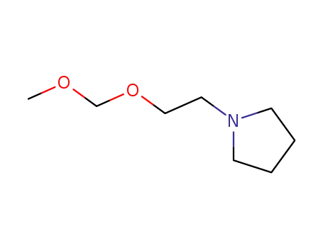 Pyrrolidine, 1-[2-(methoxymethoxy)ethyl]- (9CI)