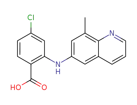 4-chloro-2-(8-methyl-[6]quinolylamino)-benzoic acid
