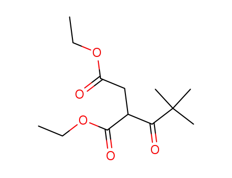 Molecular Structure of 443119-22-0 (2-(2,2-DIMETHYL-PROPIONYL)-SUCCINIC ACID DIETHYL ESTER)