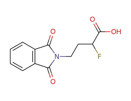 Molecular Structure of 16699-75-5 (2-fluoro-4-phthalimido-butyric acid)