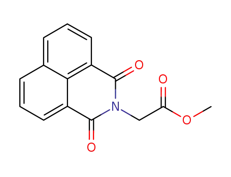 Molecular Structure of 135980-44-8 (methyl (1,3-dioxo-1H,3H-benzo[de]isoquinolin-2-yl)acetate)