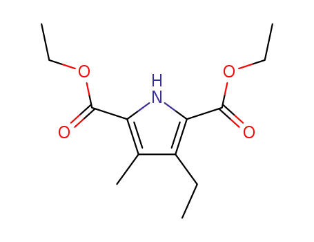 Molecular Structure of 7467-77-8 (diethyl 3-ethyl-4-methyl-1H-pyrrole-2,5-dicarboxylate)